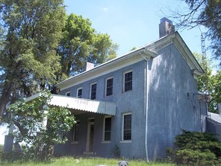 18.373 Acres (13 acres of productive cropland w/0.5 acres of CRP waterways).

- 3 Miles to I-70 exchange.
- 1800's Brick Federal home w/2700 SF.
- Stocked pond for family recreation.
- 1700 Ft. of road fronatage.
- A mix of woodland and tillable land. - 18.373 Acres with Country Home